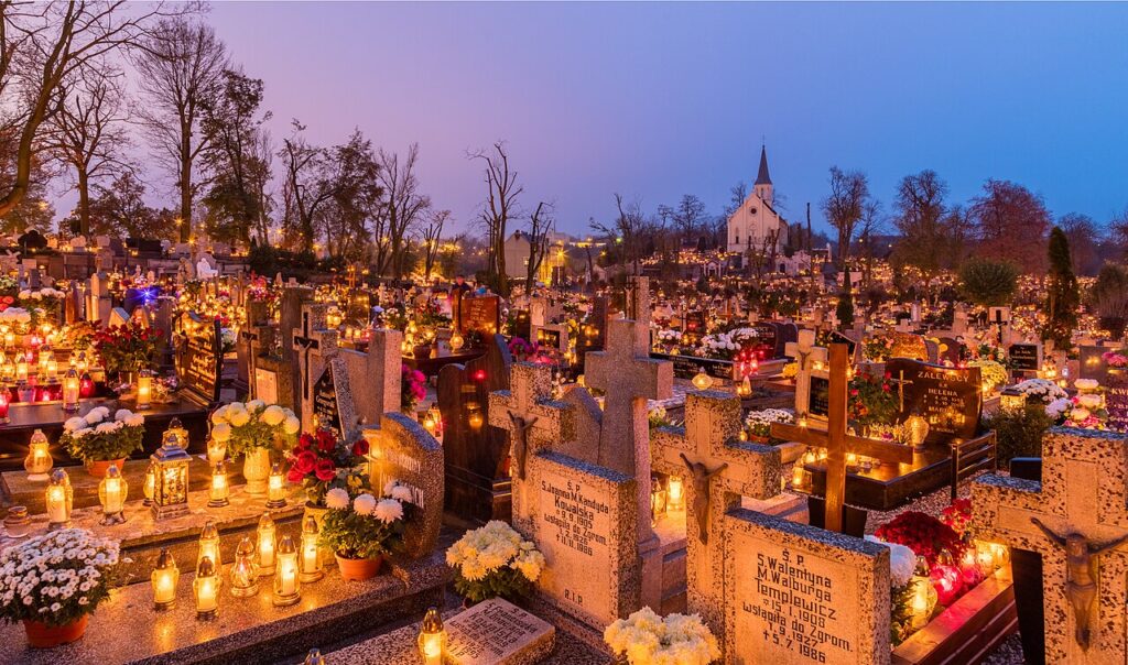 Noche de difuntos - Imagen de cementerio